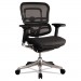 Eurotech EUTME5ERGLTN15 Ergohuman Elite Mid-Back Mesh Chair, Supports up to 250 lbs., Black Seat/Black Back, Black Base