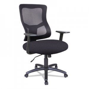 Alera ALEELT4214B Elusion II Series Mesh Mid-Back Swivel/Tilt Chair, Black