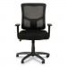 Alera ALEELT4214F Elusion II Series Mesh Mid-Back Swivel/Tilt Chair with Adjustable Arms, Black