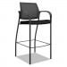HON HONIC108IMCU10 Ignition 2.0 Ilira-Stretch Mesh Back Cafe Height Stool, Supports up to 300 lbs., Black Seat/Black