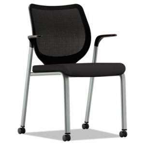 HON HONN606HCU10T1 Nucleus Multipurpose Stacking Chair, ilira-Stretch M4 Back/Platinum