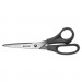 Westcott ACM16907 All Purpose Stainless Steel Scissors, 8" Long, 3.5" Cut Length, Black Straight Handle