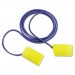 3M MMM3114101 E-A-R Classic Foam Earplugs, Metal Detectable, Corded, Poly Bag