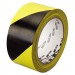 3M MMM02120043181 766 Hazard Warning Tape, Black/Yellow, 2" x 36yds