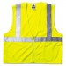 Ergodyne EGO21055 GloWear 8210Z Class 2 Economy Vest, Polyester Mesh, Large/X-Large, Lime