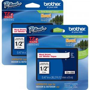 Brother TZE232BD P-touch TZe Laminated Tape Cartridges