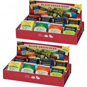 Bigelow 10568BD 8-Flavor Tea Assortment Tea Tray Pack