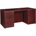 Lorell PD3060DPMY Prominence Mahogany Laminate Office Suite