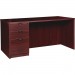 Lorell PD3060LSPMY Prominence Mahogany Laminate Office Suite