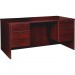 Lorell PD3060QDPMY Prominence Mahogany Laminate Office Suite
