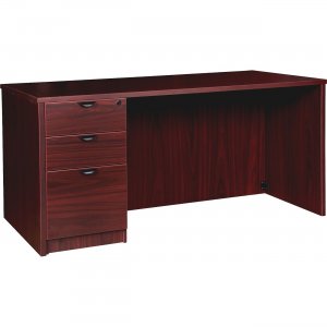 Lorell PD3066LSPMY Prominence Mahogany Laminate Office Suite