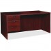 Lorell PD3066QLMY Prominence Mahogany Laminate Office Suite