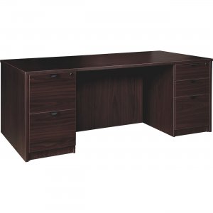 Lorell PD3672DPES Prominence Espresso Laminate Office Suite