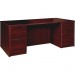 Lorell PD3672DPMY Prominence Mahogany Laminate Office Suite