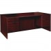 Lorell PD3672QDPMY Prominence Mahogany Laminate Office Suite