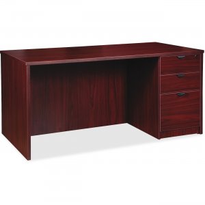 Lorell PD3672RSPMY Prominence Mahogany Laminate Office Suite