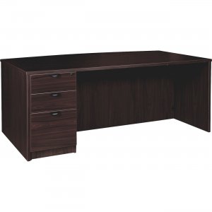 Lorell PD4272LSPBES Prominence Espresso Laminate Office Suite