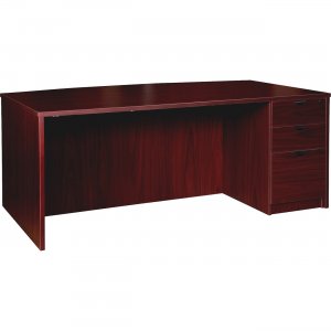 Lorell PD4272RSPMY Prominence Mahogany Laminate Office Suite