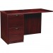 Lorell PR2442LMY Prominence Mahogany Laminate Office Suite