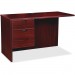 Lorell PR2442QLMY Prominence Mahogany Laminate Office Suite