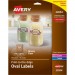 Avery 22854 Easy Peel Glossy Clear Labels