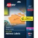 Avery 6521 Easy Peel High Gloss Clear Mailing Labels