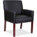 Lorell 20027 Full-sided Arms Leather Guest Chair