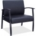Lorell 68557 Big & Tall Black Leather Guest Chair