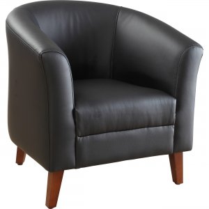 Lorell 82098 Leather Club Chair