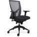 Lorell 83109 High-Back Mesh Chairs w/Fabric Seat
