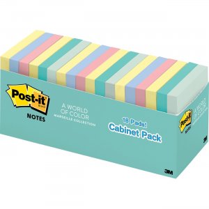 Post-it 65418APCP Notes 3"x3" Cabinet Pack