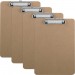 Business Source 16508BX Flat Clip Hardboard Clipboard