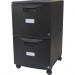 Storex 61312U01C 2-Drawer Locking Mobile Filing Cabinet