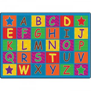 Flagship Carpets FE33432A Cheerful Alphabet Classroom Rug