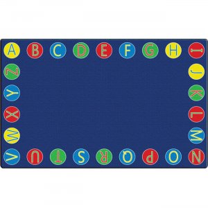 Flagship Carpets FE40532A Alphabet Circles Seating Rug