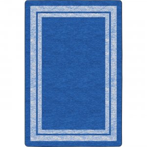 Flagship Carpets FE42232A Double Light Tone Border Blue Rug