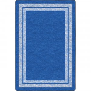 Flagship Carpets FE42244A Double Light Tone Border Blue Rug