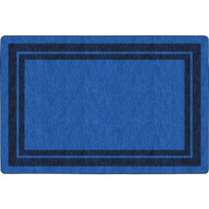 Flagship Carpets FE42332A Double Dark Tone Border Blue Rug
