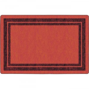 Flagship Carpets FE42444A Double Dark Tone Border Red Rug