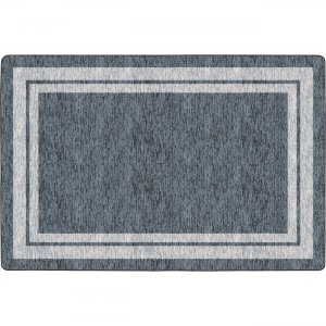 Flagship Carpets FE42544A Double Light Tone Border Gray Rug