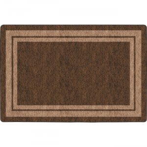 Flagship Carpets FE42732A Double Light Tone Border Brown Rug