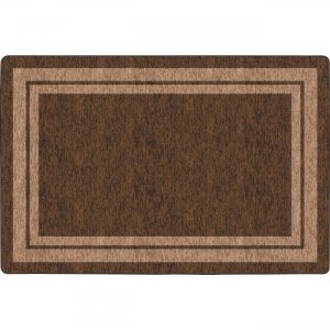 Flagship Carpets FE42744A Double Light Tone Border Brown Rug