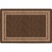 Flagship Carpets FE42744A Double Light Tone Border Brown Rug