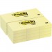 Post-it 653YWBD Canary Yellow Original Note Pads