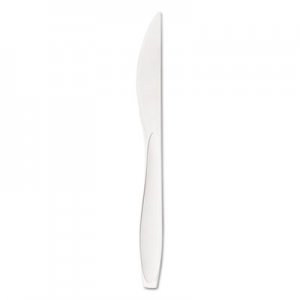 Dart SCCRSWK Reliance Medium Heavy Weight Cutlery, Standard Size, Knife, Bulk, White, 1000/CT