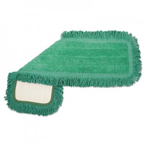 Boardwalk BWKMFD185GF Microfiber Dust Mop Head, 18 x 5, Green, 1 Dozen