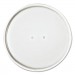 Dart SCCCH16A Paper Lids for 16oz Food Containers, White, Vented, 3.9"Dia, 25/Bag, 20 Bg/Ctn