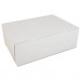 SCT SCH1005 Non-Window Bakery Boxes, Paperboard, 14 1/2w x 10 1/2d x 5h, White, 100/Carton