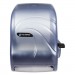 San Jamar SJMT1190TBL Lever Roll Towel Dispenser, Oceans, 12.94 x 9.25 x 16.5, Arctic Blue