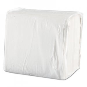 Morcon Paper MOR1717 Dinner Napkins, 1-Ply, 17 x 17, White, 250/Pack, 12 Packs/Carton